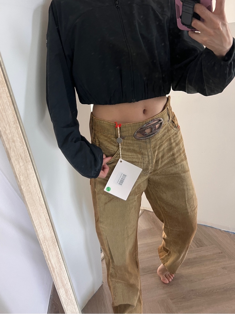 NWT❤️Diesel 24 jeans with logo